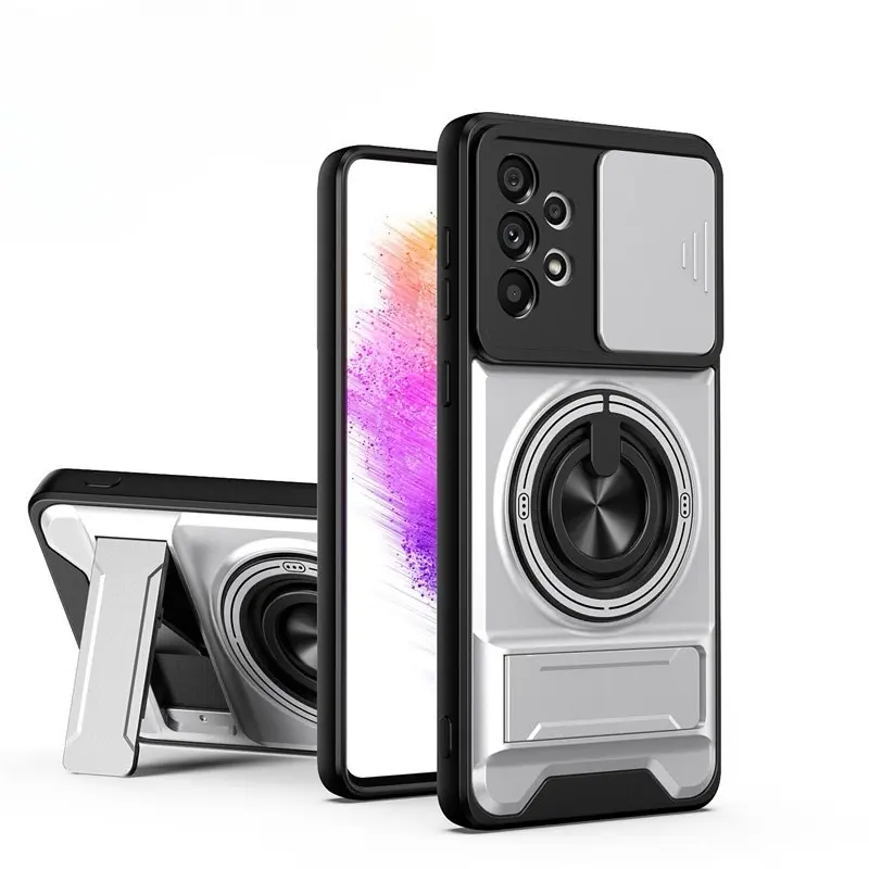 360° Rotating Ring Holder | Compatible with Samsung S25 Ultra/24/23/22/21 Series | Military-Grade Shockproof Armor Case | Full Lens Protection | Hardcore Anti-Yellowing TPU+PC Material